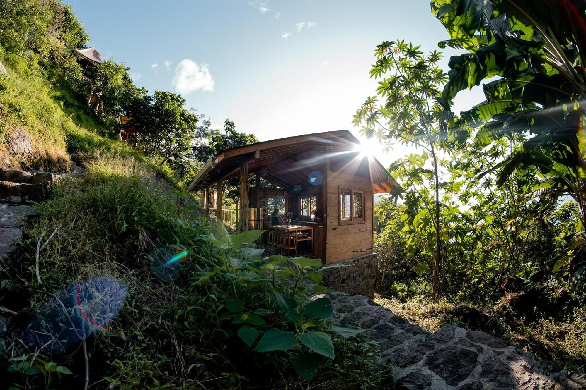 Fuego Atitlan Eco-Hotel 산 마르코스 라 라구나 외부 사진