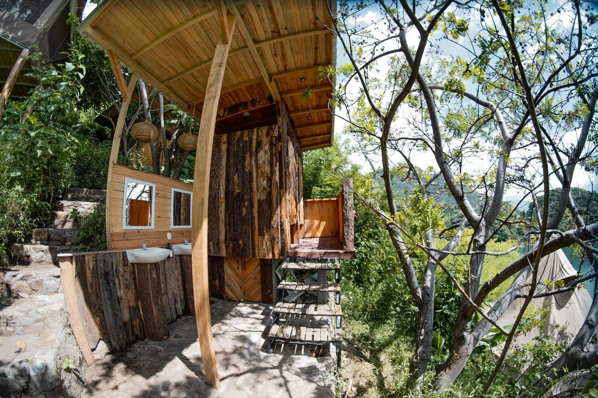 Fuego Atitlan Eco-Hotel 산 마르코스 라 라구나 외부 사진